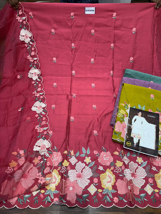 Vichitra Fabric Unstitched Suit