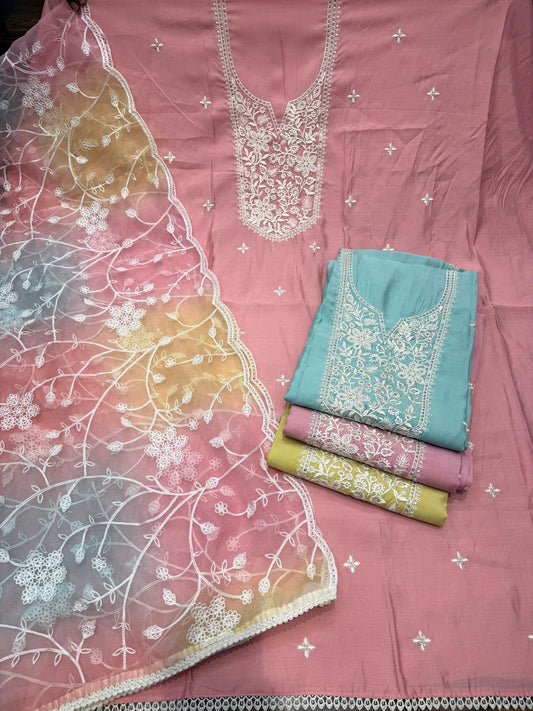Roman Fabric Unstitched Suit